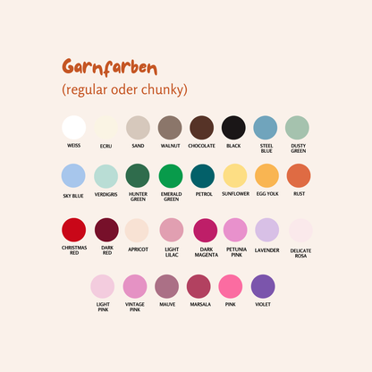 Personalisierter Kinderpullover mit handbesticktem Namen