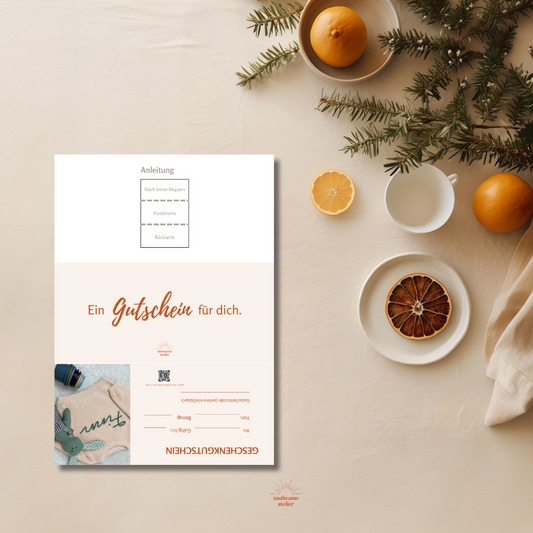 Geschenkgutschein zum Ausdrucken