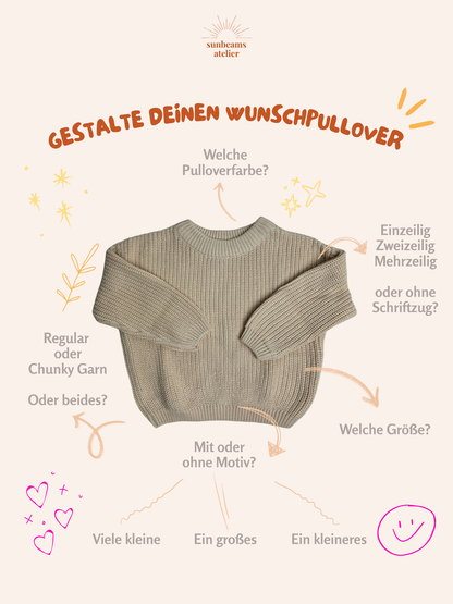 Individuell bestickter Pullover - Deine persönliche Anfertigung