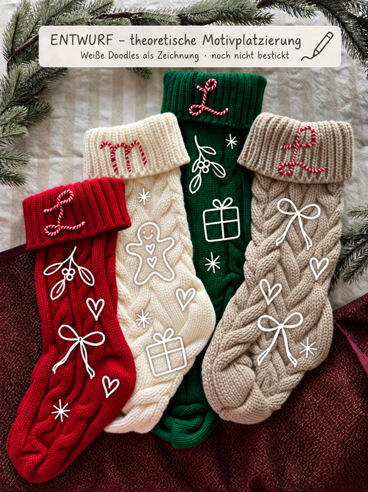 Stickkurs: Weihnachtsstrumpf (22.11.26)